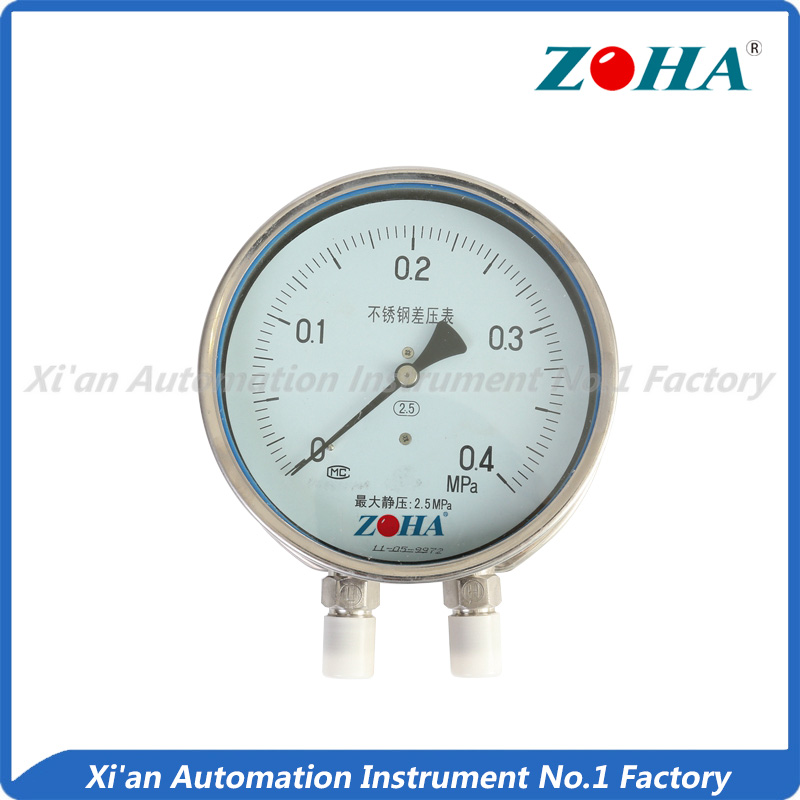 stainless steel differential pressure meter