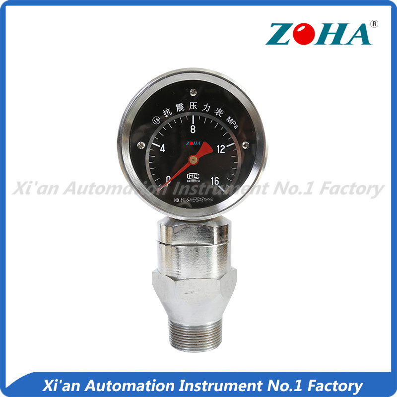 YK-100 type shock resistance slurry pressure gauge