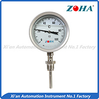 SS Shock resistance bi-metal thermometer---Bottom Mounting